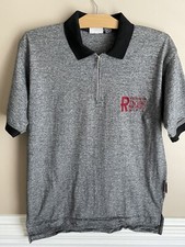 Vintage Washington Redskins Short Sleeve Polo Shirt  Zip Medium 0424