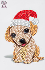Craft BuddyUS CAMK 46 Puppy 10x15cm Crystal Sticker Art Motif Kit