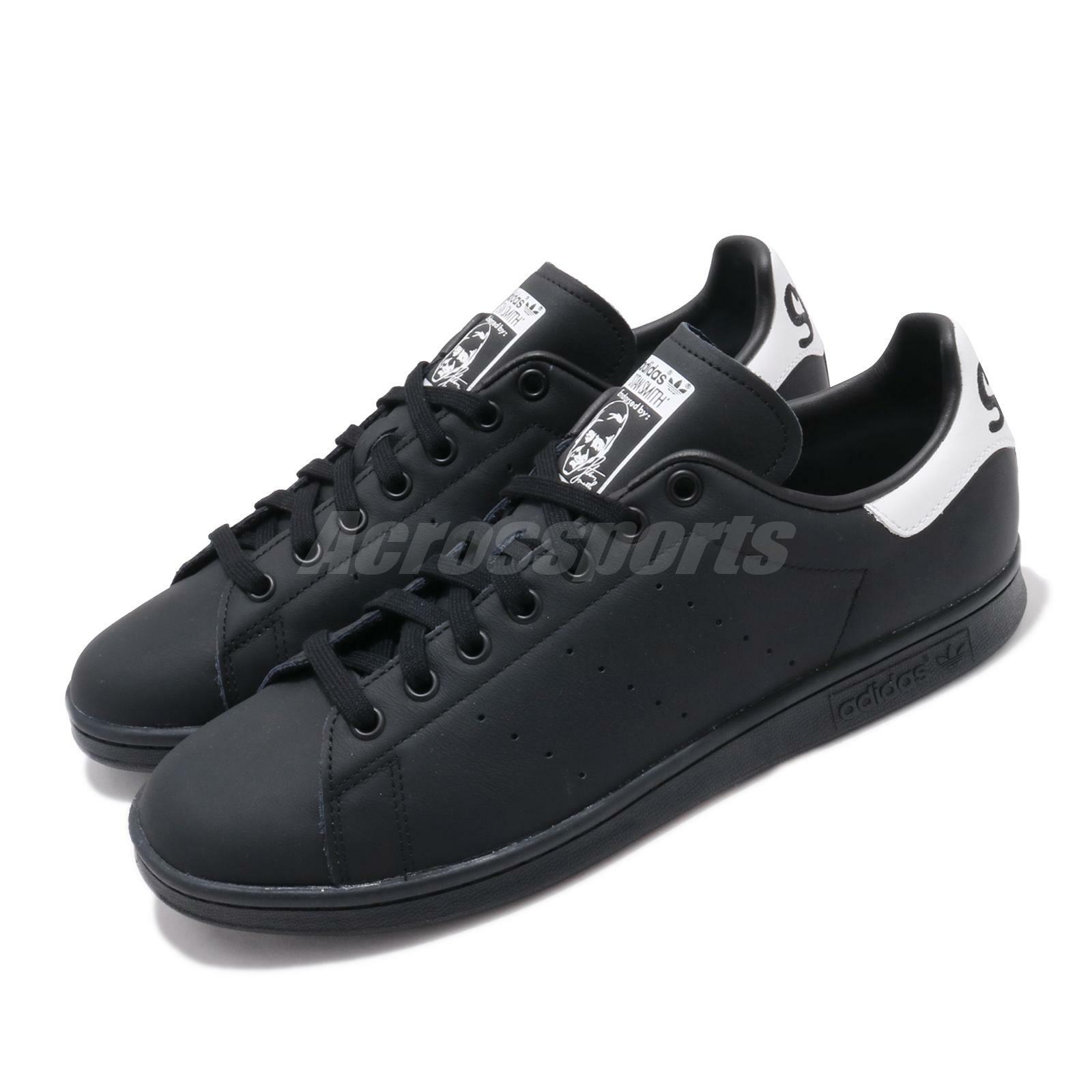 stan smith black and white mens
