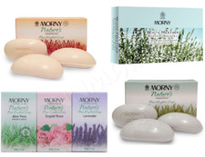 MORNY English Rose Sandalwood Lavender French Fern Bar Soap Aloe Vera