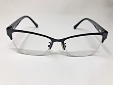 COACH HC 5066 9192 SATIN BLACK 53-16-135 HALF RIMLESS EYEGLASSES FRAME 6499