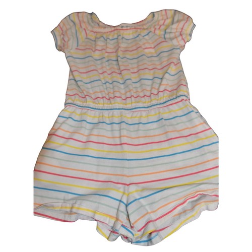 Old Navy, weißer Strampler mit Streifendruck, LN, Kinder XL 14-16