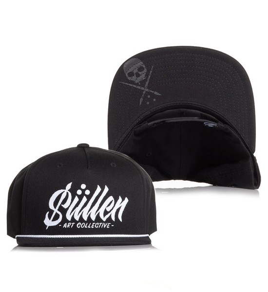 Sullen Clothing Snapback Cap Chaingang Schwarz Basecap Tattoo MüTze Kappe-image