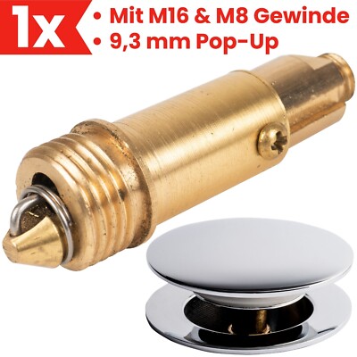 Pop Up Garnitur Ersatz Zapfen Popup Reparatur Schraube Ablaufgarnitur Bad Wanne