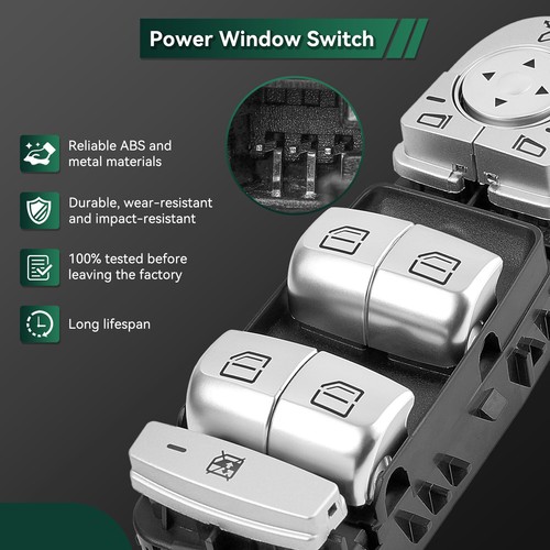 FENSTERHEBER SCHALTER VORNE LINK 2059056811 Für Mercedes C-KLASSE S205 X253 W205 - Bild 6 von 12