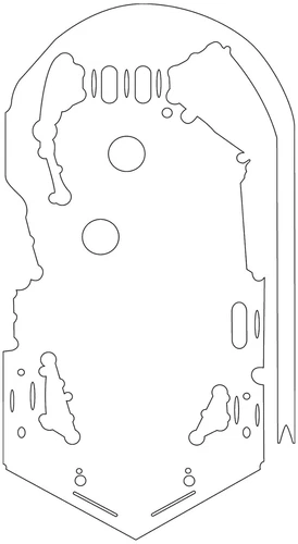 Playfield Protector for Gottlieb - Close Encounters Pinball Machine