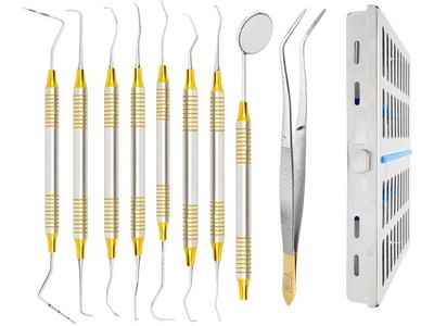 Dental Hygiene Set 10pcs Sterilization Cassette