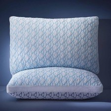 Shredded Memory Foam Cooling Soft Viscose Pillows Queen Size Set of 2, Adjust...