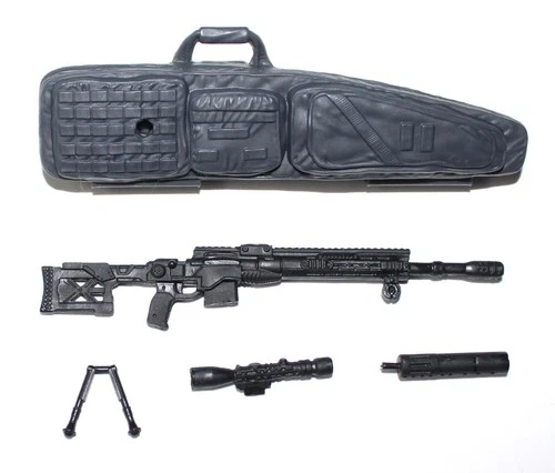 PURGE 587 Low-Light Sniper Rifle Case Lot GIJOE CLASSIFIED SERIES 6" Scale 1/12
