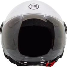 BHR 832 - Casco Minimal Omologato ECE 22.06 BIANCO LUCIDO Demi Jet Tg XXL (61cm)