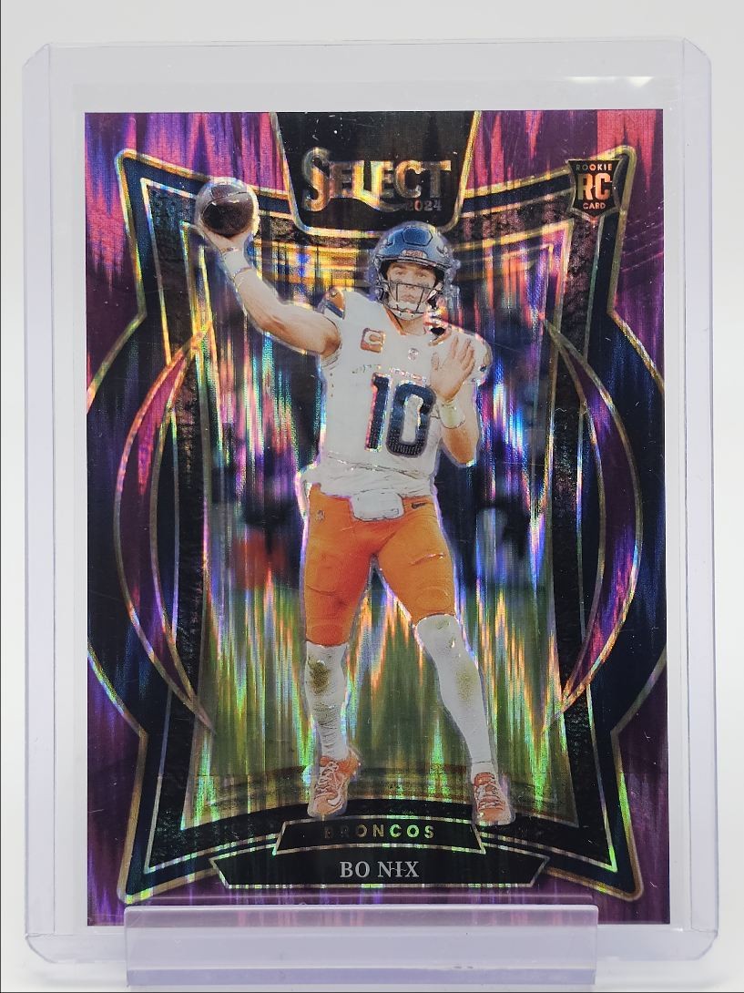 BO NIX 2024 SELECT CONCOURSE ROOKIE PURPLE SHOCK PRIZM RC /360 Q0072