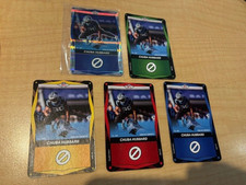 2025 UNO Alt Jerseys Blue Foil Chuba Hubbard #080 + Red/Yellow/Blue/Green - Car