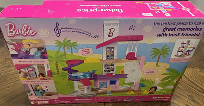 Fisher-Price Barbie DreamHouse Playset, 3 Floors, 45+ Sounds & Songs