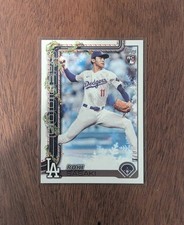 2025 Topps Holiday Rookie RC Roki Sasaki Los Angeles Dodgers #H23