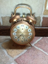 Sveglia Meccanica Wehrle Vintage Funzionante 10cmx14.5cmx6cm Made In Germany