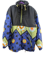 Vintage Head Ski Wear Men's Ski Jacket Size 52 Retro Bold Patterns