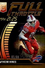 2023 Panini Donruss Elite Full Throttle Nyheim Hines #Ft-Nh /99