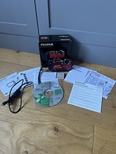 Fujifilm FinePix XP200 Red Waterproof Digital Camera Bundle Boxed Tested Working
