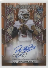 2024 Bowman U Elements of the Game Orange Refractor /25 DJ Uiagalelei Auto