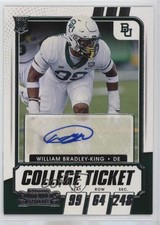 2021 Panini Contenders Draft Picks College Ticket William Bradley-King Auto 0k2i