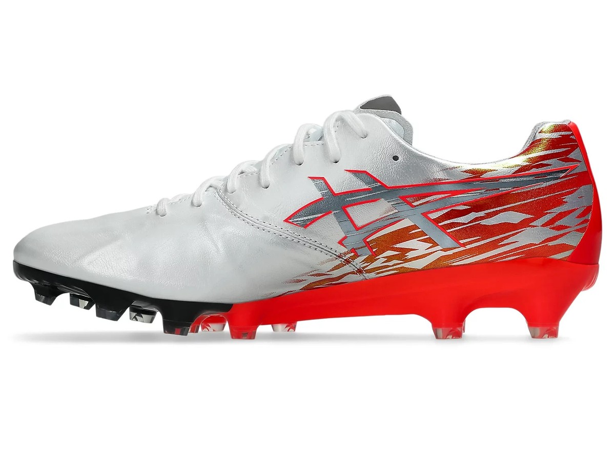 ASICS JETRAY ELITE 1103A149 100 White Flash Red Soccer Cleats | eBay