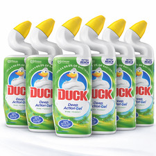 Pack of 8 - Duck Deep Action Toilet Cleaner Liquid Pine and Lavender 750ml