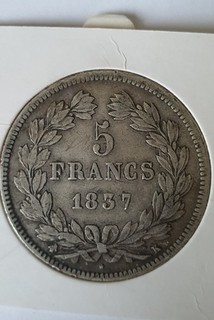 5 Francs Louis Philippe 1837 K