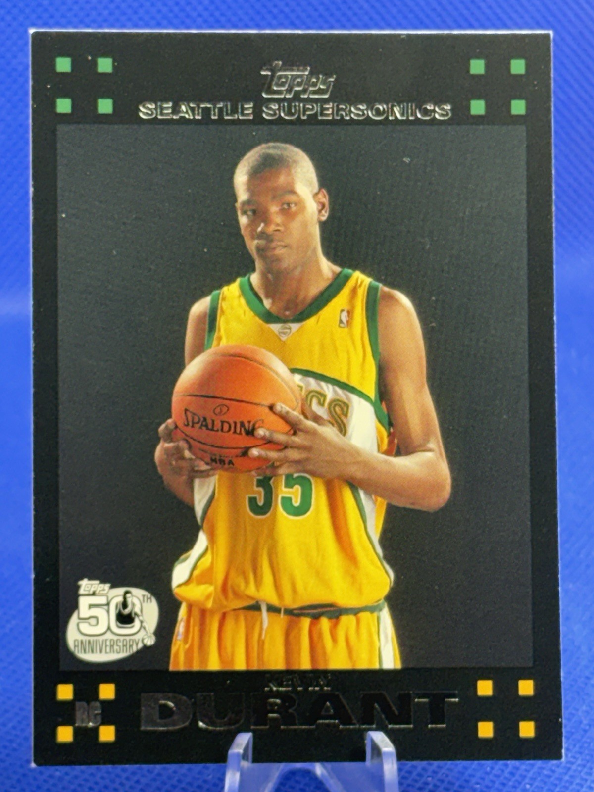 2007-08 Topps - Kevin Durant #112 (RC) Black Border Rookie