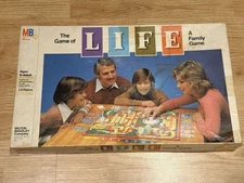 1979 A Family Game Of Life Original Board Game Fun Night Vintage MB Key To Fun