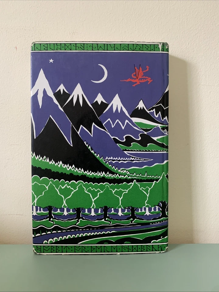 The Hobbit 50th Anniversary Edition J. R. R. Tolkien (1987 4th) Hardcover Book - Image 3 of 4