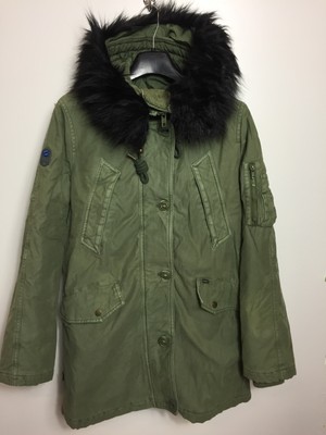 KHUJO Damen Winterjacke, Parka Modell: Milla Grün S