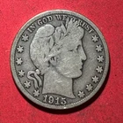 1915S US Barber SILVER Half Dollar "San Francisco" Mint! VG! Old US Coin!