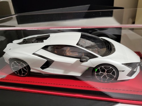 LAMBORGHINI REVUELTO 1/18 BIANCO SIDERALE MATT MR COLLECTION MODELS LAMBO058C - Imagen 5 de 11
