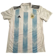 Argentina 2018 World Cup Home Football Shirt Soccer Jersey Adidas Size Large