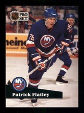  152 Patrick Flatley 26 Islanders 1991 Pro Set Hockey Sports Trading Card 