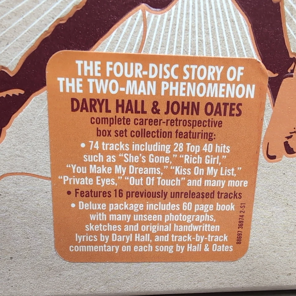 Do What You Want Be What You Are The Music of Daryl Hall & John Oates 4CD Boxset - Image 3 of 4