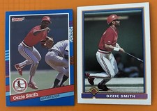 2) Ozzie Smith Donruss / Bowman 1991