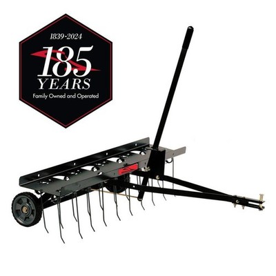 Brinly-Hardy 40 in. Tow-Behind Dethatcher for Lawn Tractors and Zero-Turn Mowers