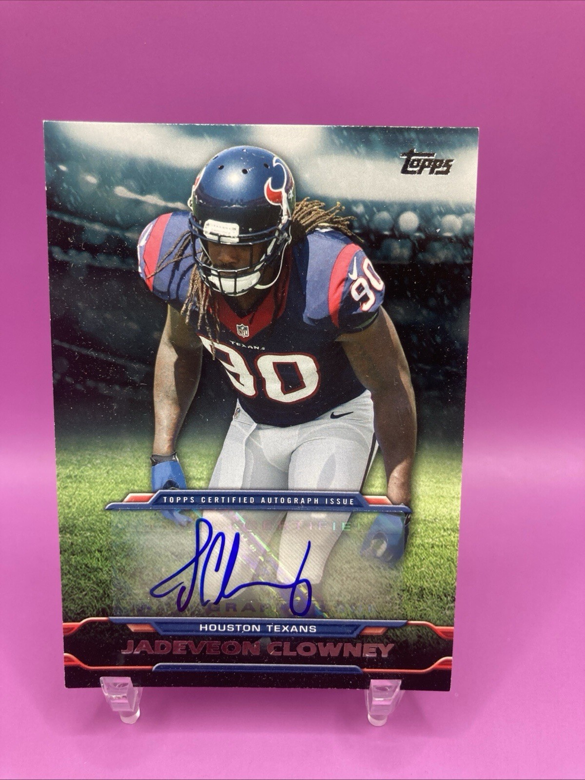 Jadeveon Clowney Topps Autograph #TAJC Base