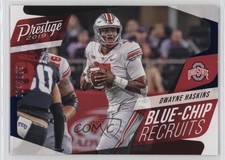 2019 Panini Prestige Chip Recruits Xtra Points Blue 14/299 Dwayne Haskins xm0