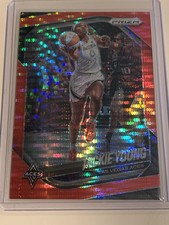 Jackie Young 2025-26 Panini Prizm WNBA Red Pulsar /299 Aces #23 121/299 NM