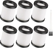 6 Pack XL 618A Fliters Replacement Filter For Moosoo XL 618A M8 PRO Cordless
