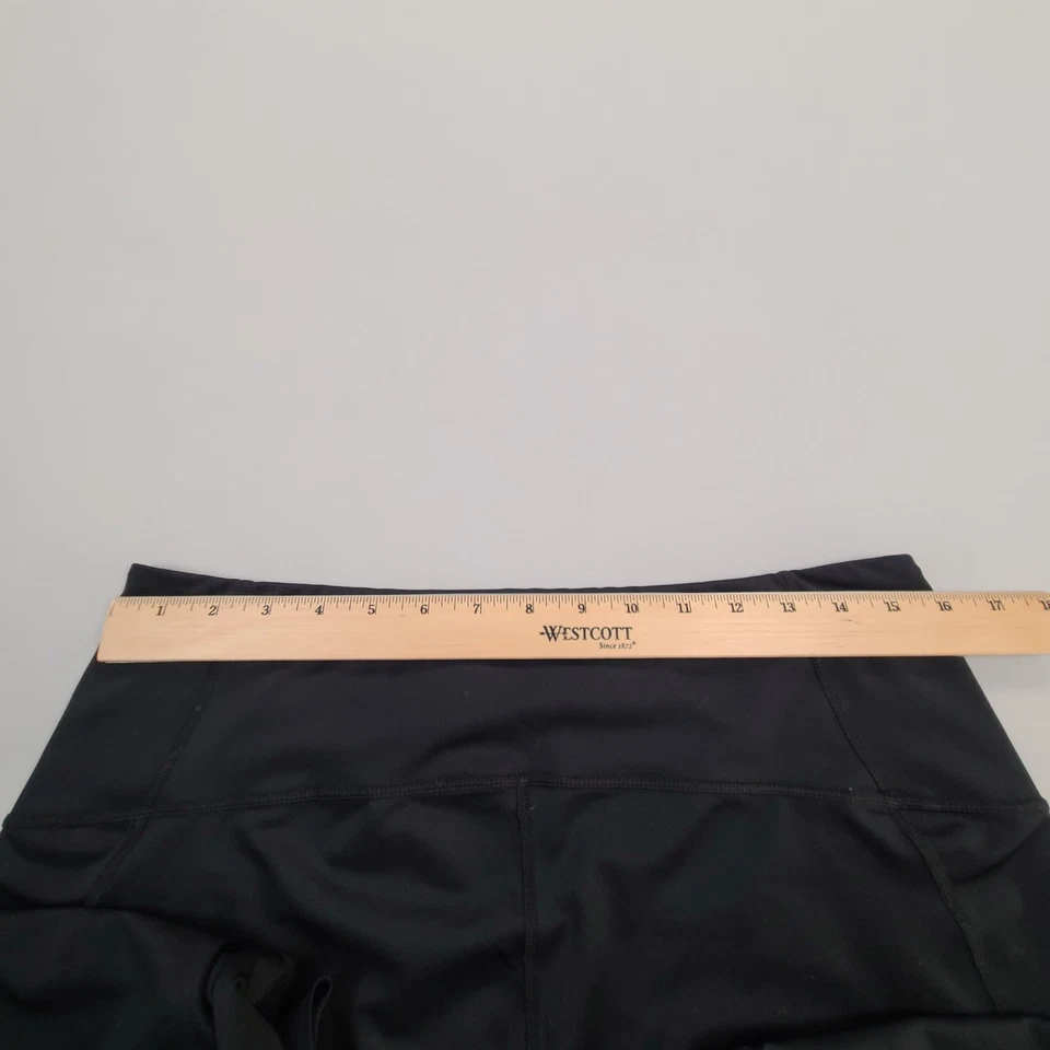 Calça Zella Feminina Extra Grande Preta Leggings Estilo Compressão Atlética - Imagem 3 de 4