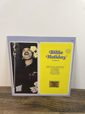 Billie Holiday Volume 2 II LP Everest Archive of Folk & Jazz FS-310 1976 Vinyl