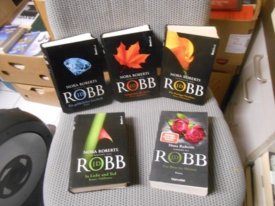  SAMMLUNG - 5 x Nora Roberts schreibt als J.D. ROBB siehe Bilder  