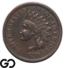 1873 Indian Head Cent Penny, Sought After Better Date