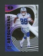 2020 Illusions CeeDee Lamb Astounding Cowboys Acetate Rookie Card Insert #A7. rookie card picture
