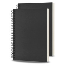 Spiral Notebooks Journal 8.5  x 11  , 2 Pack A4 Large Note Book for Women  Me...