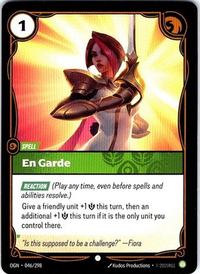 En Garde 046/298 Common Origins Riftbound Near Mint
