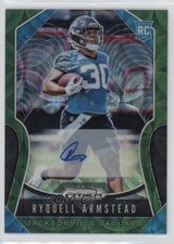 2019 Panini Prizm Rookies Green Scope 11/75 Ryquell Armstead #338 Auto 9ut